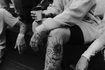 meski tatuaz na nodze gdzie umiescic